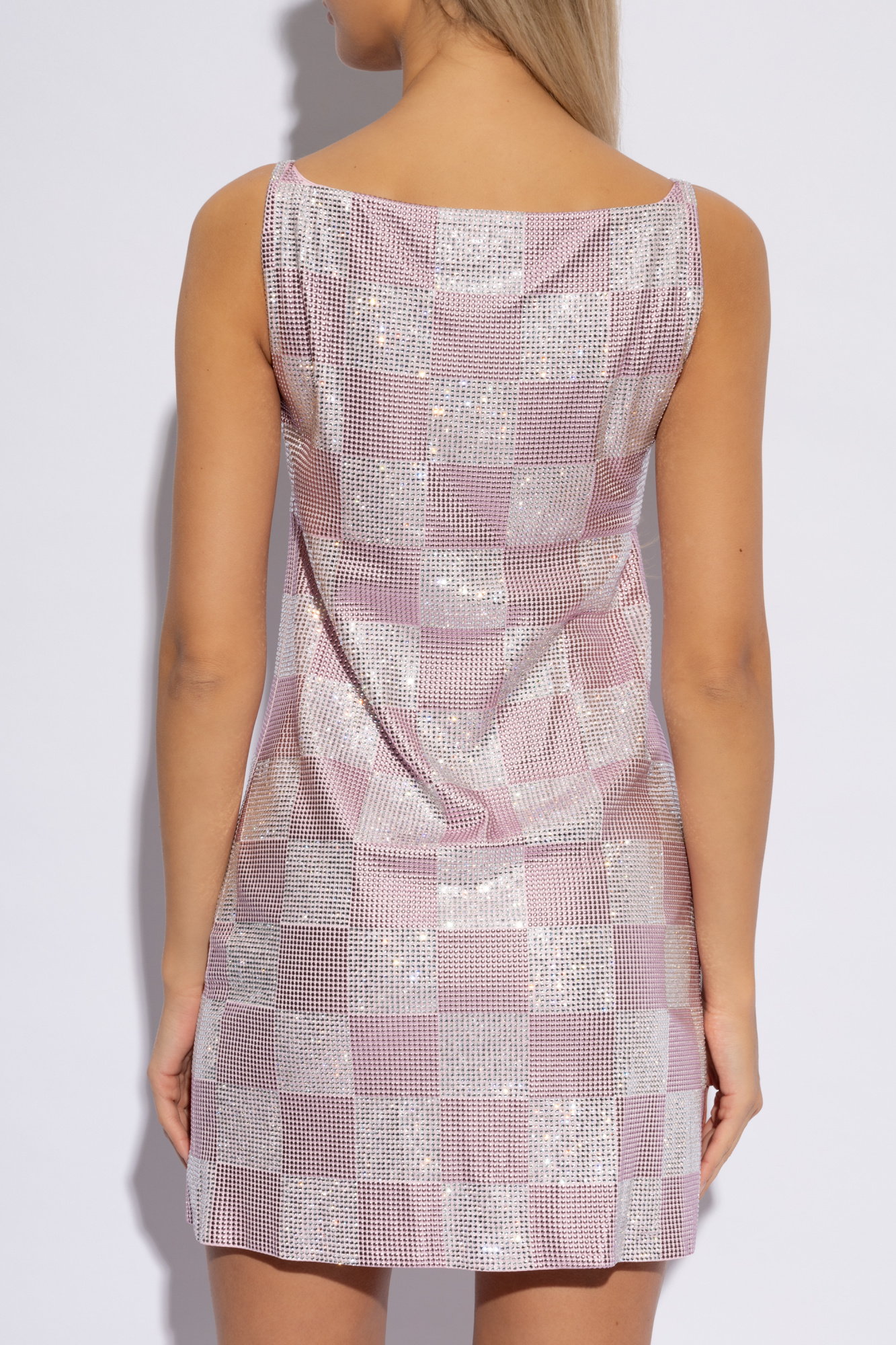 Pink Ricamo Wool Maxi Dress Versace - Under Armour Training